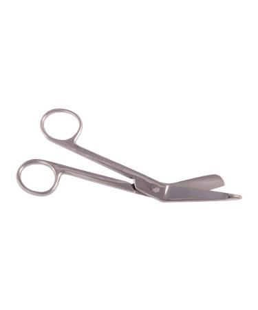 Bandage scissors silver left-handed for nurse with engraving