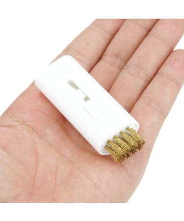 4-Pack Pocket Retractable Golf Club Cleaning Brush Tool - Double Side Wire Brush Groove Cleaner | Perfect Gift for Golfing Friends - Buy Online on GoSupps.com