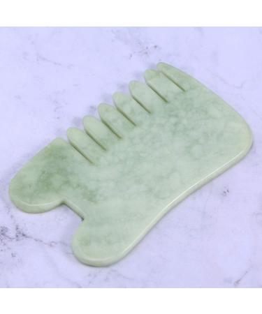 Artibetter Jade Gua Sha Massage Tool - Comb Shape for Spa Acupuncture Therapy & Trigger Point Relief - International Shipping Available - Buy Online on GoSupps.com