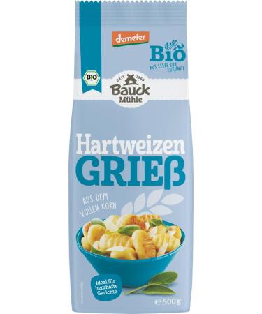 Bauckhof Demeter durum wheat semolina 2 x 500 g