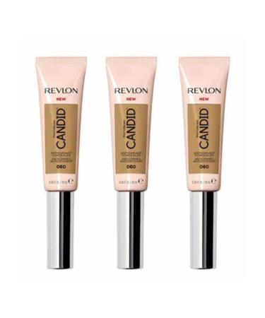 3 x Revlon Photoready Candid Antioxidant Concealer - 060 Deep Fonce 10ml