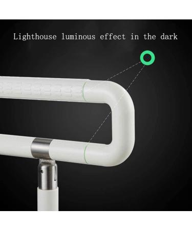 Toilet Grab Rail Bathroom Safety Frame Handrail Folding Drop Down Grab Bar with Leg Wall Mounted Handicapped Aid Assist Rail Non Slip for Disabled Elderly Pregnant Woman - Buy Online on GoSupps.com