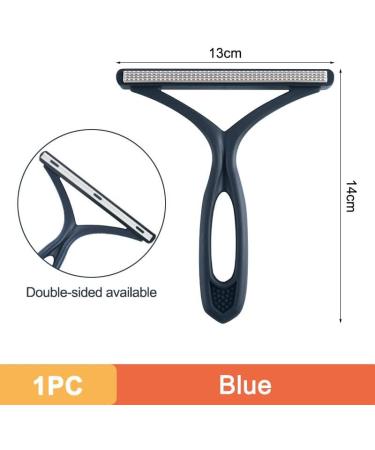 Portable Cat & Dog Hair Remover Brush Electrostatic Furniture & Carpet Cleaner for Deep Dirt Easy Lint & Fluff Removal (1 pc Blue - Buy Online on GoSupps.com