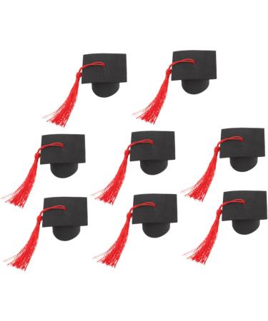 Abaodam 32 Pcs Cake Decoration Party Supplies Decorate Graduation Cap Graduation Cupcake Toppers Cupcake Decors Grad Cupcake Toppers Grad Party Cupcake Toppers Red Paper Graduate Mini Redx4pcs 5.50X5.50X3.50CMx4pcs - Buy Online on GoSupps.com
