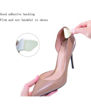 Premium Fabric Shoe Heel Pads Cushions - Inserts for High Heels Comfort & Grip - 8-Pack (4 Black + 4 Beige) - Men's & Women's Heel Protectors - Buy Online on GoSupps.com