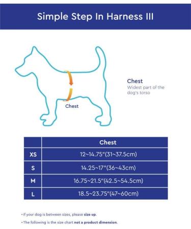 Gooby Simple Step in III Harness - Small Dog Vest Harness for Indoor & Outdoor - Blue, Small Chest (14.25-17) - Buy Online on GoSupps.com