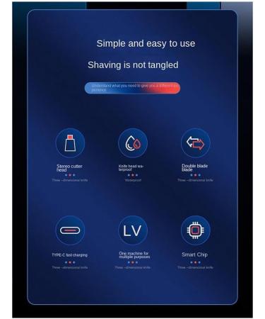 BLASHRD Men's Electric Nose Hair Trimmer USB Rechargeable Ear Trimmer Portable Nose Hair Shaver Waterproof Safe Clean Easy Install - Buy Online on GoSupps.com