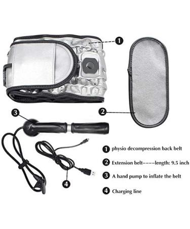 2-in-1 Heat Therapy Back Bandage for Effective Pain Relief | Physio Decompression & Lower Lumbar Support (Waist 73.7 124.5 cm) - Buy Online on GoSupps.com