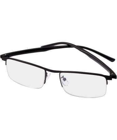Unisex Progressive Multifocal Reading Glasses - Blue Light Filter Anti-Fatigue Computer Glasses for Men & Women - UV Protection Reduce Eye Load Presbyopia Readers 2.50x - Black - Buy Online on GoSupps.com