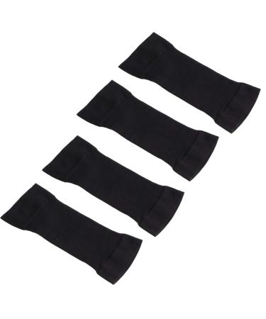 Arm Shaper Compression Arm Sleeve for Women Men Women Weight Loss Upper Arm Shaper Helps Tone Shape Upper Arms Sleeve for Women - 2 Pair Black