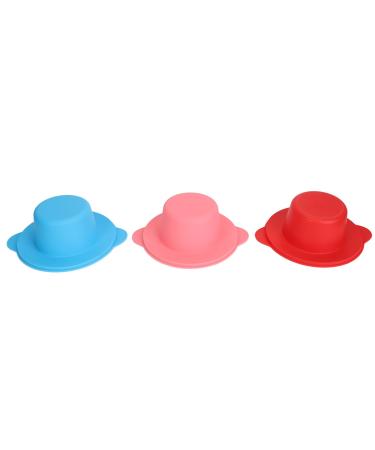 Silicone Wax Melting Bowl Easy to Demold Wax Warmer Liner Pot Replacement Hair Removal 3 Colors for Face