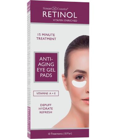Retinol Anti-Aging Eye Gel Pads   The Original Retinol Instant De-Puff Treatment   Soothing Vitamin A Eye Gel Pads Reduce Puffiness & Refresh For A Quick  Visible Improvement in Appearance of Eyes