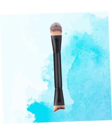 Beaupretty Dual Ended Brush Makeup ended brush cosmetics brush makeup brush poweder brush blush brush Bamboo wooden handle Blush Professional Makeup Brush - Buy Online on GoSupps.com