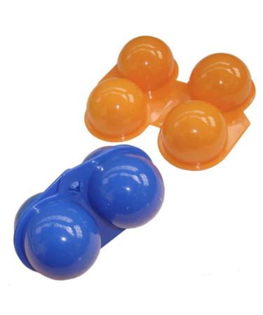 UKCOCO 3pcs Refrigerator Containers Refrigerator Egg Holder Outdoor Egg Container Egg Box Egg Tray Portable Random Color 11.5X7X7cm