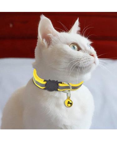 Closer 12 Pcs Reflective Collars Quick Release Safety Buckle with Bell Adjustable 19-32cm (12 Colors) - Buy Online on GoSupps.com