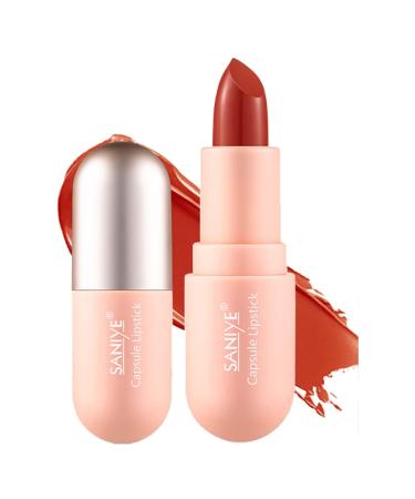 JINGLING Pill Lipstick Waterproof Solid Pill Matte Lipstick Moisturizing Lipstick in Tablet Form Portable Lipstick for Long Lasting Use 03