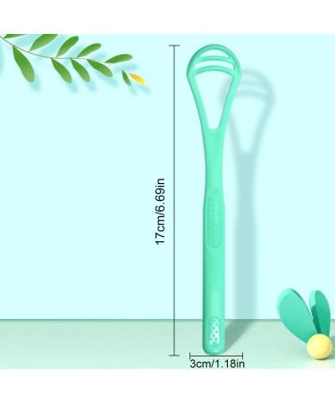 Pack of 4 Tongue Scrapers & Cleaners | Oral Hygiene & Bad Breath Solution for Adults Men Women & Children - Buy Online on GoSupps.com