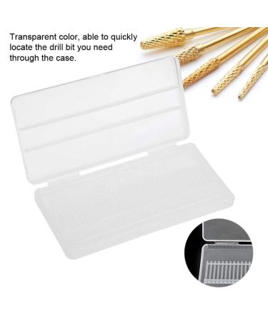 Drill Bit Storage Box - Dekaim 30 Holes Organizer for Manicure Drill Bits - Durable Display Case & Holder - Buy Online on GoSupps.com