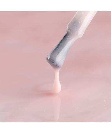 Buy K Professional Rubber Base Gel - 7ml Opal Shimmer UV Nail Polish | Glossy Gel Nails & Coating for Perfect Manicure - Buy Online on GoSupps.com