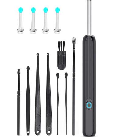 Tiardey Ear Wax Remover with Camera | 1296P Waterproof Otoscope Ear Cleaner for iPhone & Android - 6 LED Lights 3.6mm Lens - Buy Online on GoSupps.com