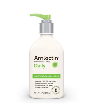 AmLactin Daily Moisturizing Body Lotion | Instantly Hydrates  Relieves Roughness | Powerful Alpha-Hydroxy Therapy Gently Exfoliates | Smooths Rough  Dry Skin | Paraben-Free 7.9 Ounce (Pack of 1)