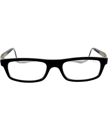 CLIC Eyewear Reading Glasses for Men & Women - Vunetic Tenore Black Flexible Presbyopia Glasses with Magnet - Made in Italy - Polyamide TR90 & Nylon - Buy Online on GoSupps.com