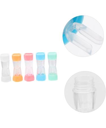 Solustre 5-Pack Contact Lens Containers - Colored & Fake Lenses Travel-Friendly Makeup Remover | Durable ABS Plastic - Buy Online on GoSupps.com