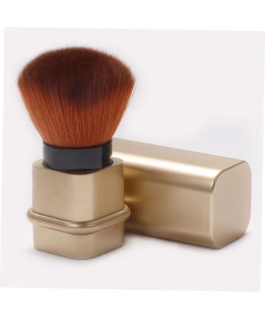 DOITOOL Nail Dust Brush Mineral Brush Makeup Accessory Blush Makeup Brush Bronzer Powder Multi-use Makeup Brush Makeup Powder Brush Bronzer Brush Travel Nylon Wool Lipstick Highlight 8.2x3.3cm Golden - Buy Online on GoSupps.com