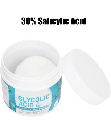 Zyyini 30% Glycolic Acid & Salicylic Acid Pads 50Pcs - Exfoliating Acne Wipe for Scar Removal - Buy Online on GoSupps.com