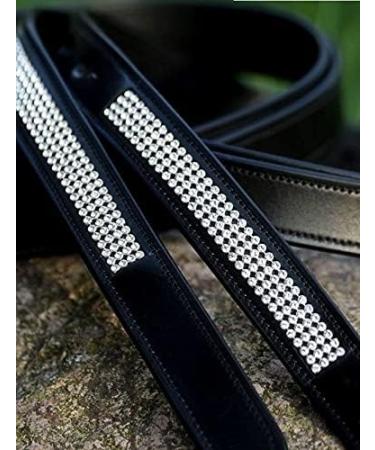 Glitter Rhinestone Stirrup Leathers - 145/155 cm | Tysons High-Quality Leather Straps for Equestrian Excellence - International Shipping Available - Buy Online on GoSupps.com