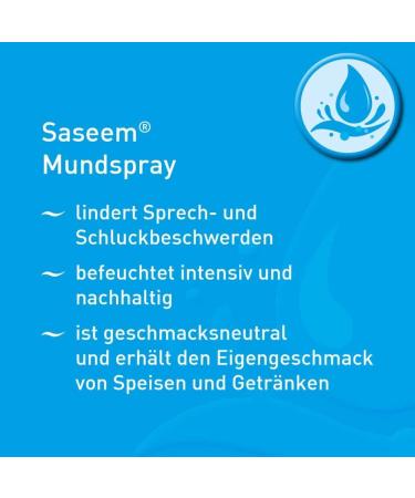 Sasem Mouth Spray Solution 60 ml | Effective Saliva Replacement for Dry Mouth (Xerostomy) - Nourishing Moisture Film for Mouth & Throat - Buy Online on GoSupps.com