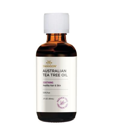 Swanson Tea Tree Oil 2 fl Ounce (59 ml) Liquid 2 Fl Oz (Pack of 1)
