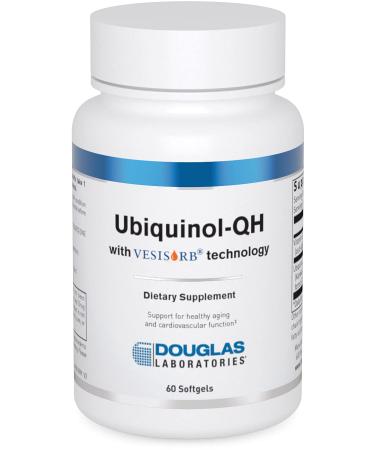 Douglas Laboratories Ubiquinol-QH | CoEnzyme Q10 to Support Healthy Aging and Cardiovascular Function | 60 Softgels 60 Count (Pack of 1)