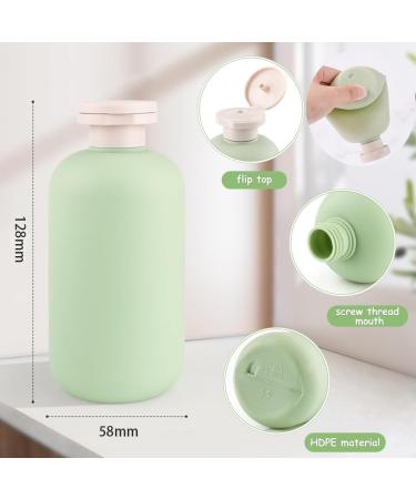 Crush Travel Bottles - 2PCs 300ml HDPE Shampoo & Lotion Containers for Travel - Ideal for Toiletries - Buy Online on GoSupps.com