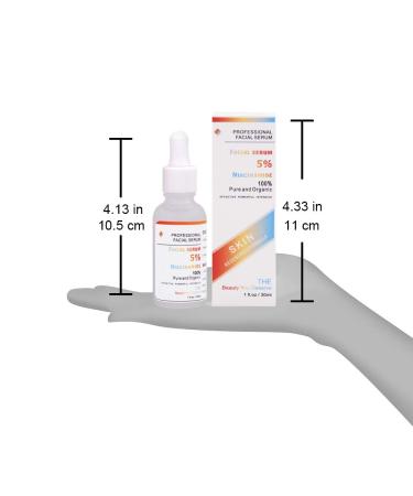 Niacinamide Serum for Face | Anti-Aging with 5% Niacinamide & Hyaluronic Acid | Moisturizing Brightening Reduces Dark Spots & Fine Lines - 1oz - Buy Online on GoSupps.com