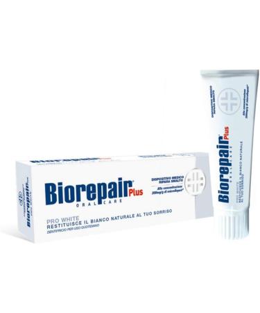 Biorepair Pro White Daily Toothpaste - 2.54fl.oz (75ml) - Whitening Teeth Care - Buy Online on GoSupps.com