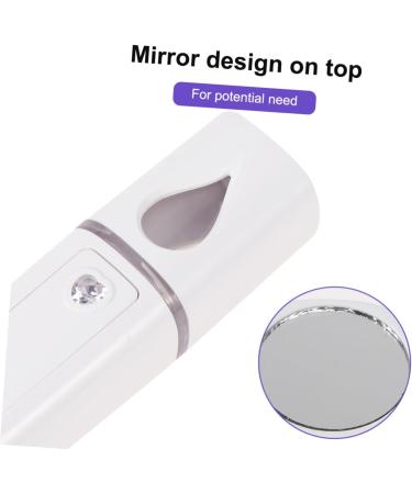 Ipetboom 1pc Nano Mist Sprayer Handy Sprayer Mini Face Humidifier Facial Mister Portable Mini Dollhouse Food Resin Portable Humidifiers Eyelash Steamer Charge White Hydrating Instrument - Buy Online on GoSupps.com