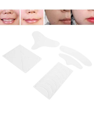 Anti-Aging Facial Patches - Reusable Fold Remover Stripes for Neck Chest Forehead Eyes & Mouth - 11 Pieces - Buy Online on GoSupps.com