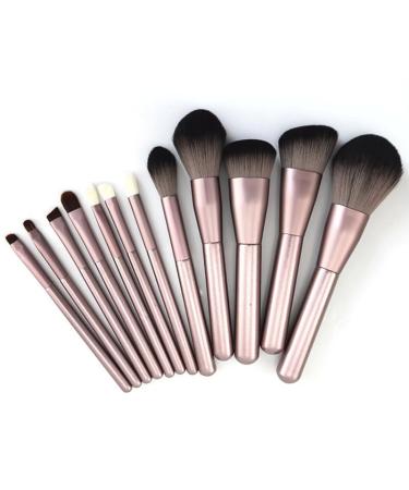 12 Small Grape Makeup Brush Set - Powder & Eye Shadow Beauty Tools | White-Fruit Peach - Buy Online on GoSupps.com