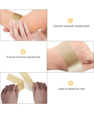Professional Silicone Scar Sheets for Skin Trauma, Surgery, Burn, Acne & C-Section Scars - Buy Online on GoSupps.com