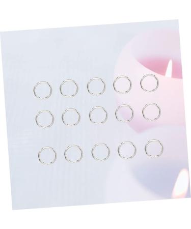 Lurrose 200pcs Small Jump Split Loop Mm Steel Circle Xmm Key Rings Bulk for Diy Buckle Jewelry Necklace As Shown Size 7 - Buy Online on GoSupps.com