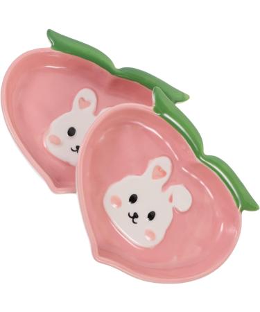 MAGICLULU 4 Pcs Ceramic Sauce Dish Easter Appetizer Plates Snack Pinch Prep Bowls Rabbit Food Pasta Containers Easter Dinner Plate Mini Food Containers Dip Bowls Girl Heart Dishes Ceramics 13X11.5X2CMx2pcs As Shownx2pcs - Buy Online on GoSupps.com