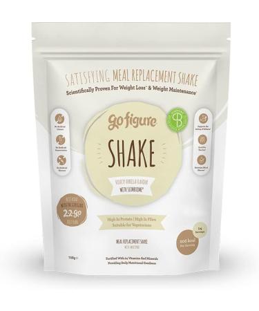 GoFigure Meal Replacement Shake with SlimBiome 14 Servings Velvet Vanilla - Buy Online on GoSupps.com