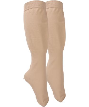 Knee-High Compression Stockings 23-32 mmHg for Varicose Veins | Improved Blood Circulation | Support for Nurses Running & Hiking | Plus Size 3XL - Buy Online on GoSupps.com