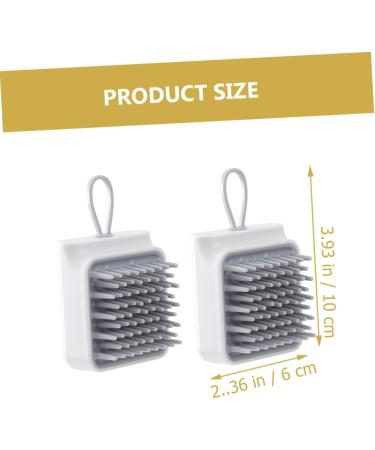 Tovinanna 2-Piece Shampoo Brush & Scalp Massager Relaxing Hair Washing Device for Deep Cleansing & Ultimate Hair Care - Buy Online on GoSupps.com
