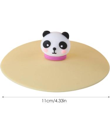 Silicone Cup Lids | Reusable Flexible Cute Cartoon Animals Mug Covers Dustproof Airtight Seal for Mugs Drink Cup Cups Glass Cup Coffee Cup Gyouza 2 - Buy Online on GoSupps.com