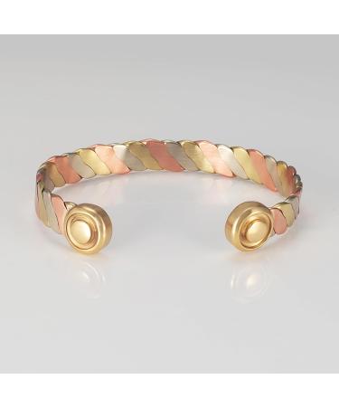 Enermagix Magnetic Copper Bracelets for Men & Women - 99.9% Solid Copper Cuffs with 3523 Gauss Magnets - Buy Online on GoSupps.com