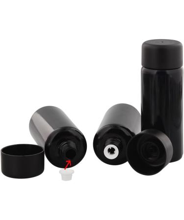 Violet Glass Bottle - Giesring Kosmetex Light Protection 6x100ml Round Mironglas - Ideal for Skin Care & Essential Oils - Buy Online on GoSupps.com