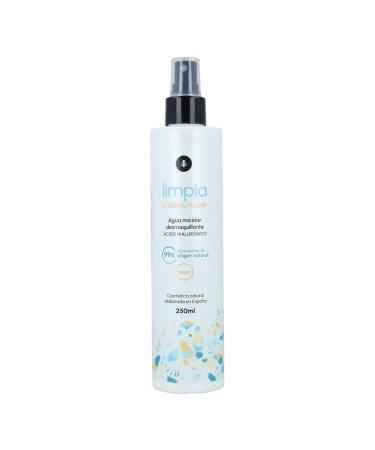 Planeta Huerto Vegetable Planet | Micellar Make-Up Remover Rosalie Hyaluronic Acid Argan Oil and Hibiscus Blossom 250 ml | Cleanser Moisturising and Calming | Natural Cosmetic 40% Ecological Ingredients