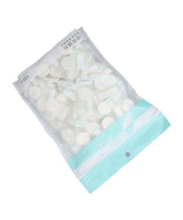 Airshi Compressed Facial Mask Paper 100pcs DIY Compressed Facial Mask Soft Disposable Breathable Skin Friendly for Women for Home Travel